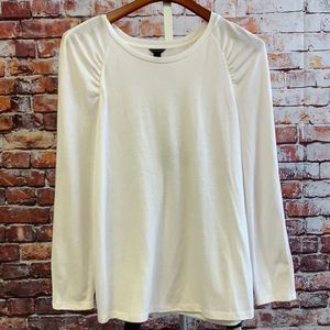 Ann Taylor long sleeve white top